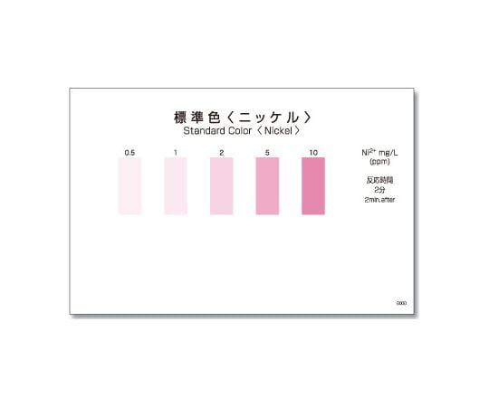 パックテスト® （簡易水質検査器具） ニッケル 1箱（5本×10袋入）　WAK-Ni 1箱(5本×10袋入)