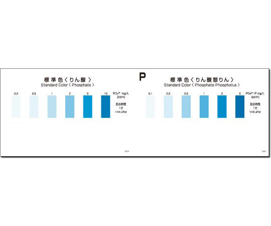 パックテスト® （簡易水質検査器具） りん酸・りん酸態りん 1箱（5本×8袋入）　WAK-PO4 1箱(5本×8袋入)