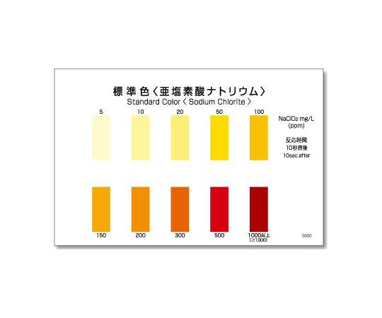 パックテスト® （簡易水質検査器具） 亜塩素酸ナトリウム 1箱（5本×8袋入）　WAK-NaClO2 1箱(5本×8袋入)