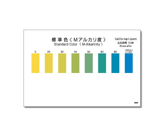 パックテスト® （簡易水質検査器具） Mアルカリ度<酸消費量（pH4.8）> 1箱（5本×10袋入）　WAK-MAL 1箱(5本×10袋入)