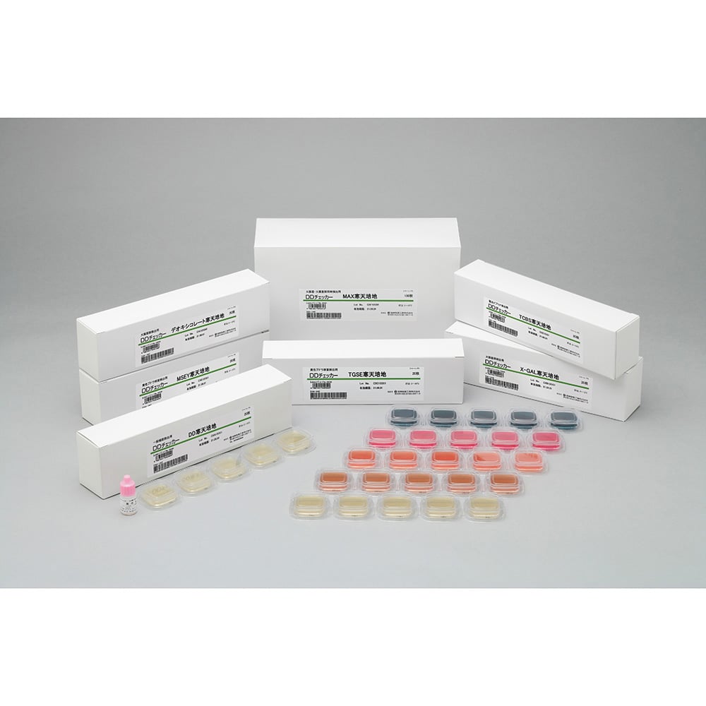 Bacteria detection medium DD Checker (DD Agar) 1 case (20 sheets x 2 boxes) 04200 1 case (20 sheets x 2 boxes)
