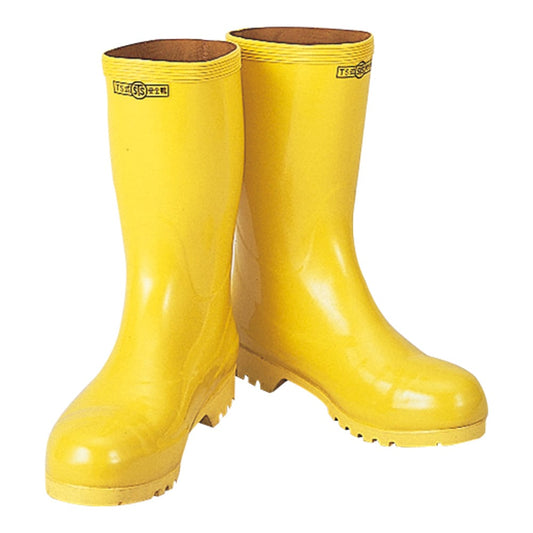 Safety rubber boots (chemical protection boots) with toe cap for light work, 27cm, yellow, RS-2 (27.0), 1 pair