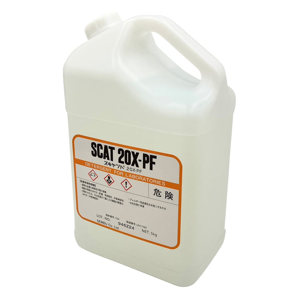 Liquid cleaner Scat(R) alkaline, phosphorus-free 5kg 20X-PF 1 piece