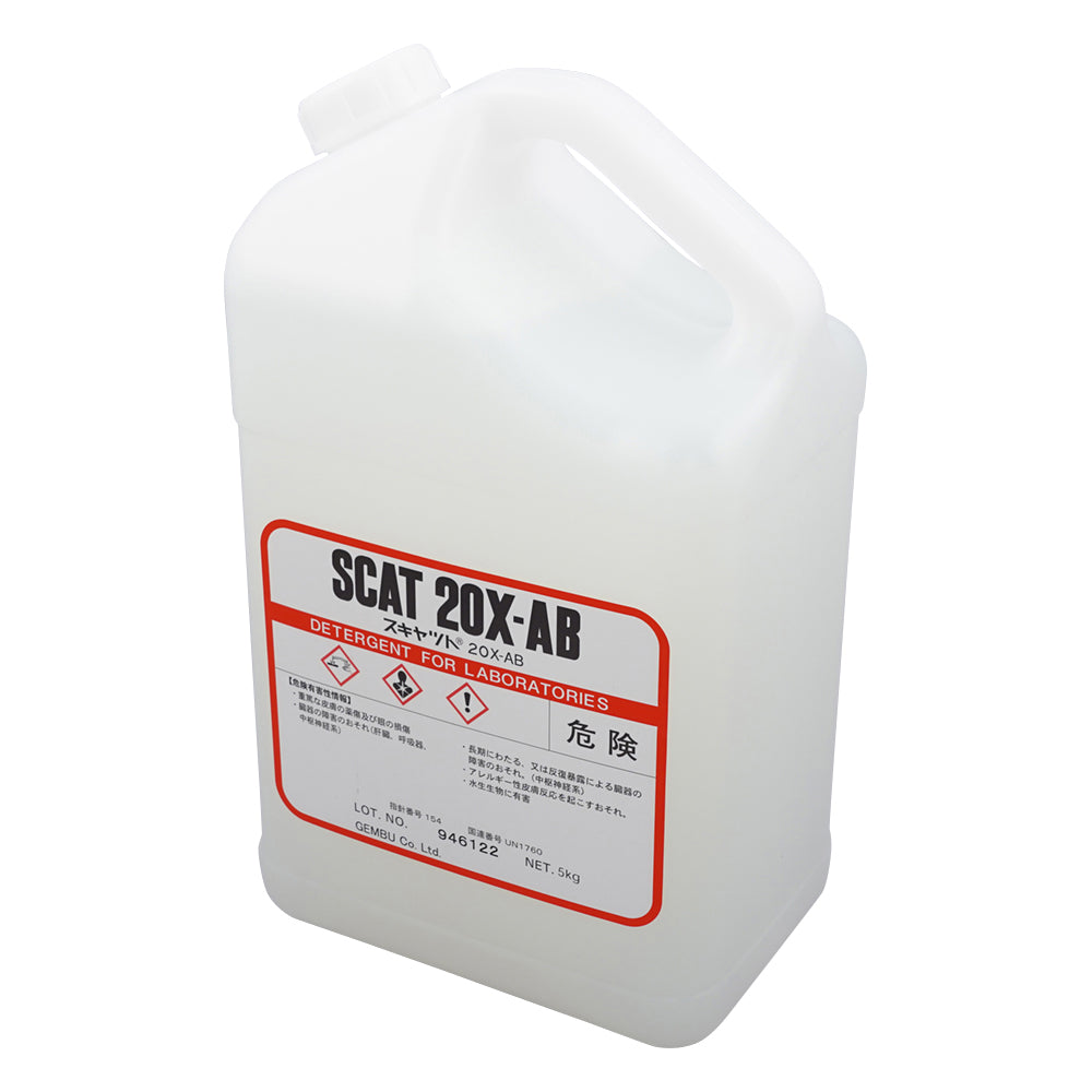 Liquid cleaner Scat(R) alkaline, phosphorus-free, with disinfectant, 5kg, 20X-AB, 1 unit