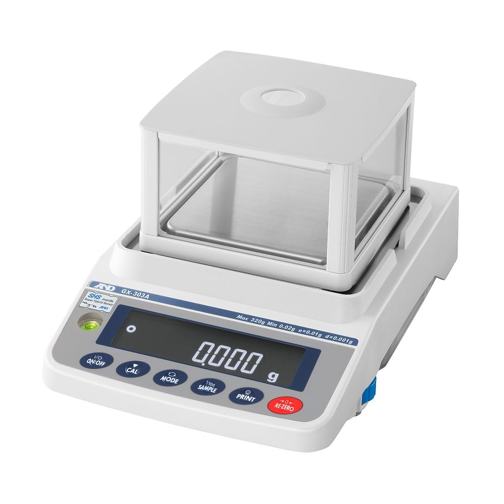 Balance with built-in calibration weight GX-A series Capacity: 320g Minimum display: 0.001g GX-303A 1 unit