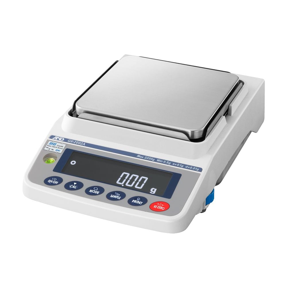 Balance with built-in calibration weight GX-A series Capacity: 2200g Minimum display: 0.01g GX-2002A 1 unit