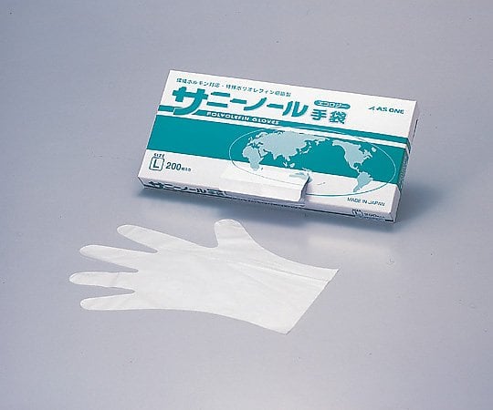 Sunnynol Gloves Ecology White Short L 200 pieces 1 box (200 pieces)