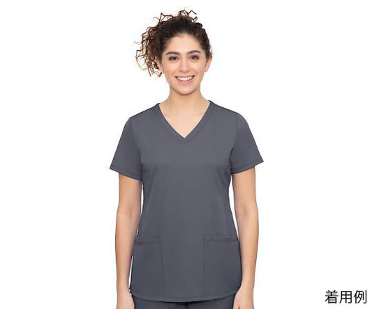 HH　WORKS　スクラブトップス　MONICA　LL相当　グレー　2500-L-Pe 1枚