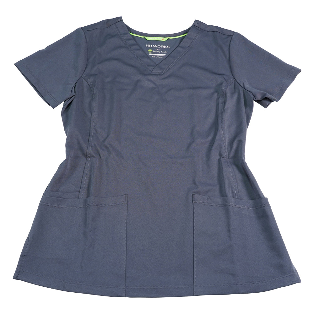 HH WORKS 스크럽 탑스 MONICA S 상당 그레이 2500-XS-Pe 1장