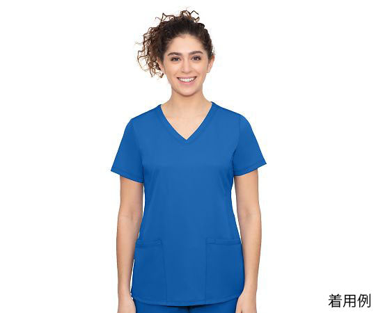 HH WORKS Scrub Top MONICA Size L Royal Blue 2500-M-Ro 1 piece