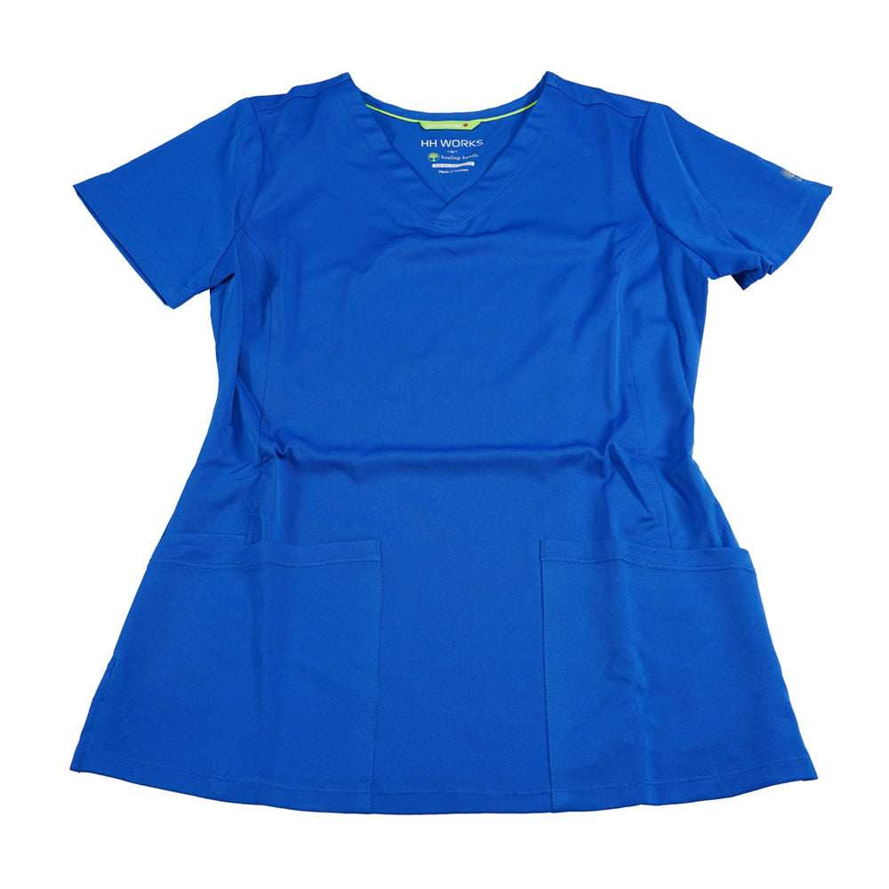 HH WORKS Scrub Top MONICA S size Royal Blue 2500-XS-Ro 1 piece
