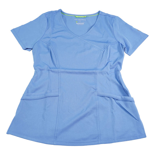 HH WORKS Scrub Tops MADISON S Size Light Blue 2525-XS-Ce 1 Piece