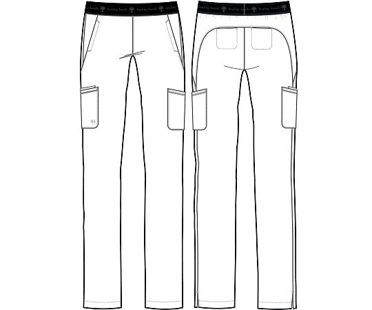 HH WORKS Scrub Pants RACHEL M Size Grey 9500P-S-Pe 1 piece