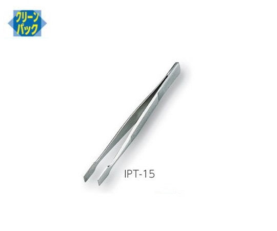 標準型ピンセット　扁平　ステンレス　IPT-15 1本