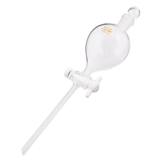 Round separatory funnel with Teflon(R) plug, 100mL, 1 pc