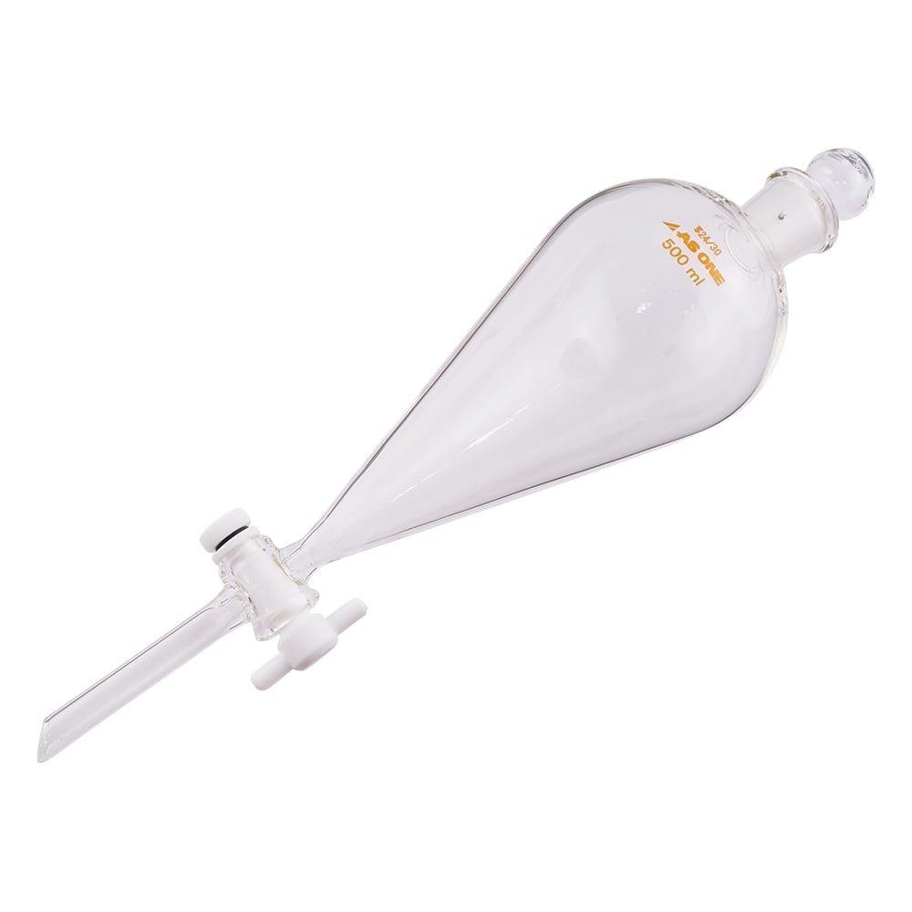 스키브형 분액 로트 테플론(R) 플러그 부착 500mL 1개