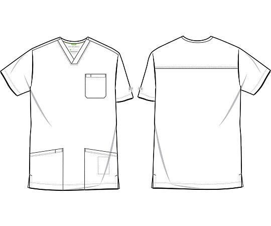 HH WORKS 스크럽 탑스 MATTEW S 상당 네이비 2590-XS-Na 1장