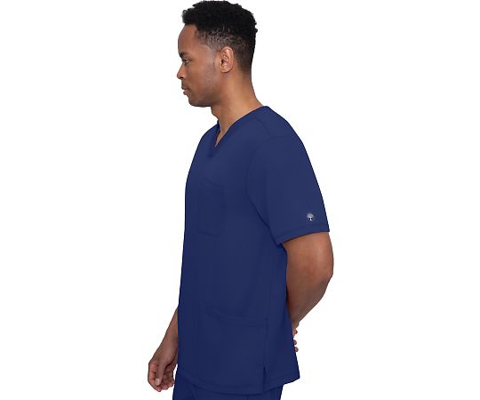 HH　WORKS　スクラブトップス　MATTEW　LL相当　ネイビー　2590-L-Na 1枚