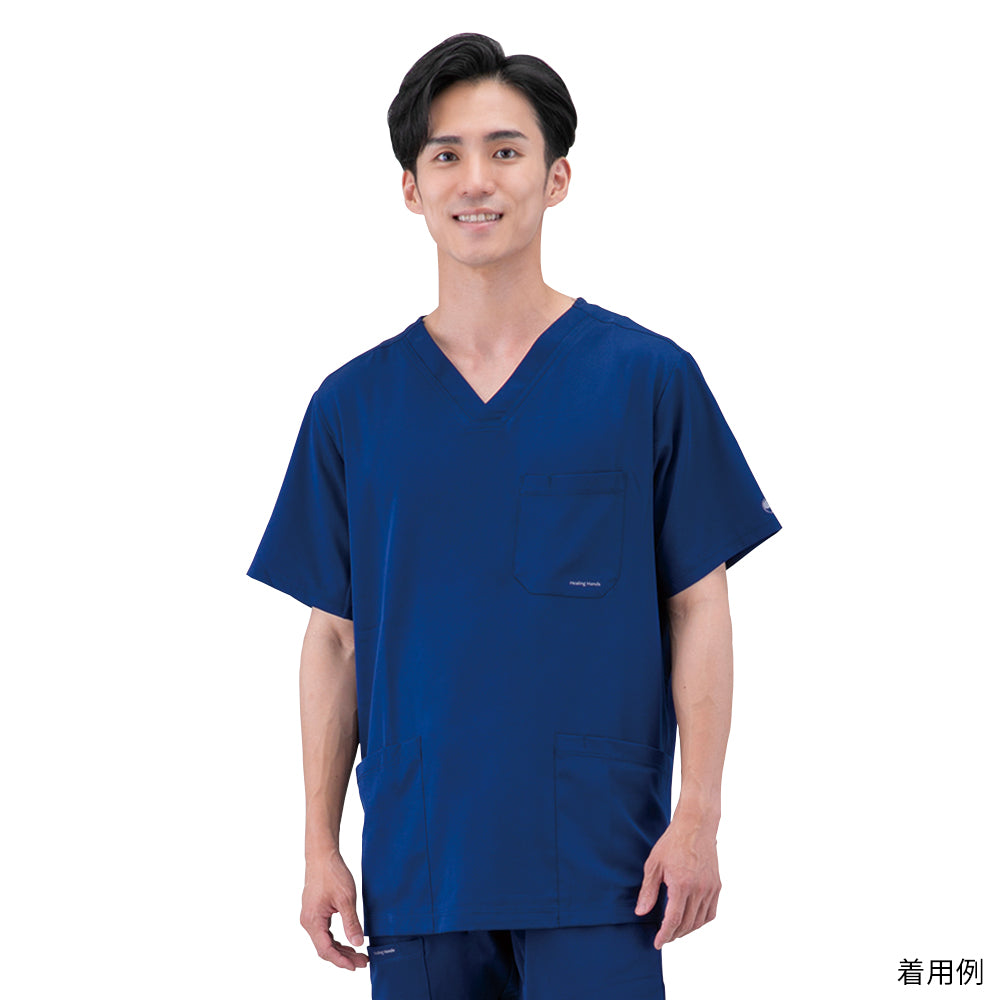 HH WORKS 스크럽 탑스 MATTEW S 상당 네이비 2590-XS-Na 1장