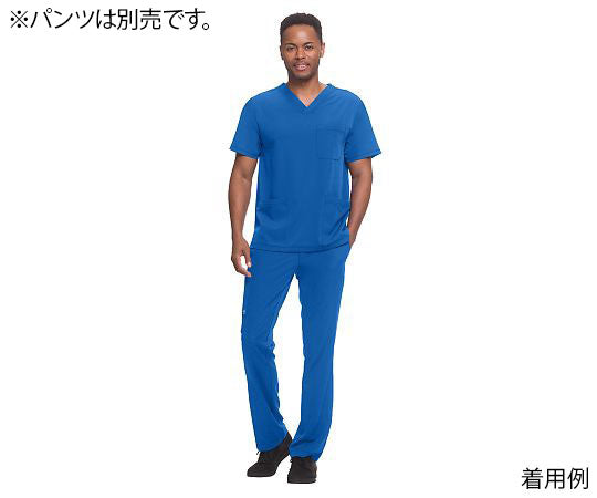 HH WORKS 스크럽 탑스 MATTEW LL 상당 로얄 블루 2590-L-Ro 1장