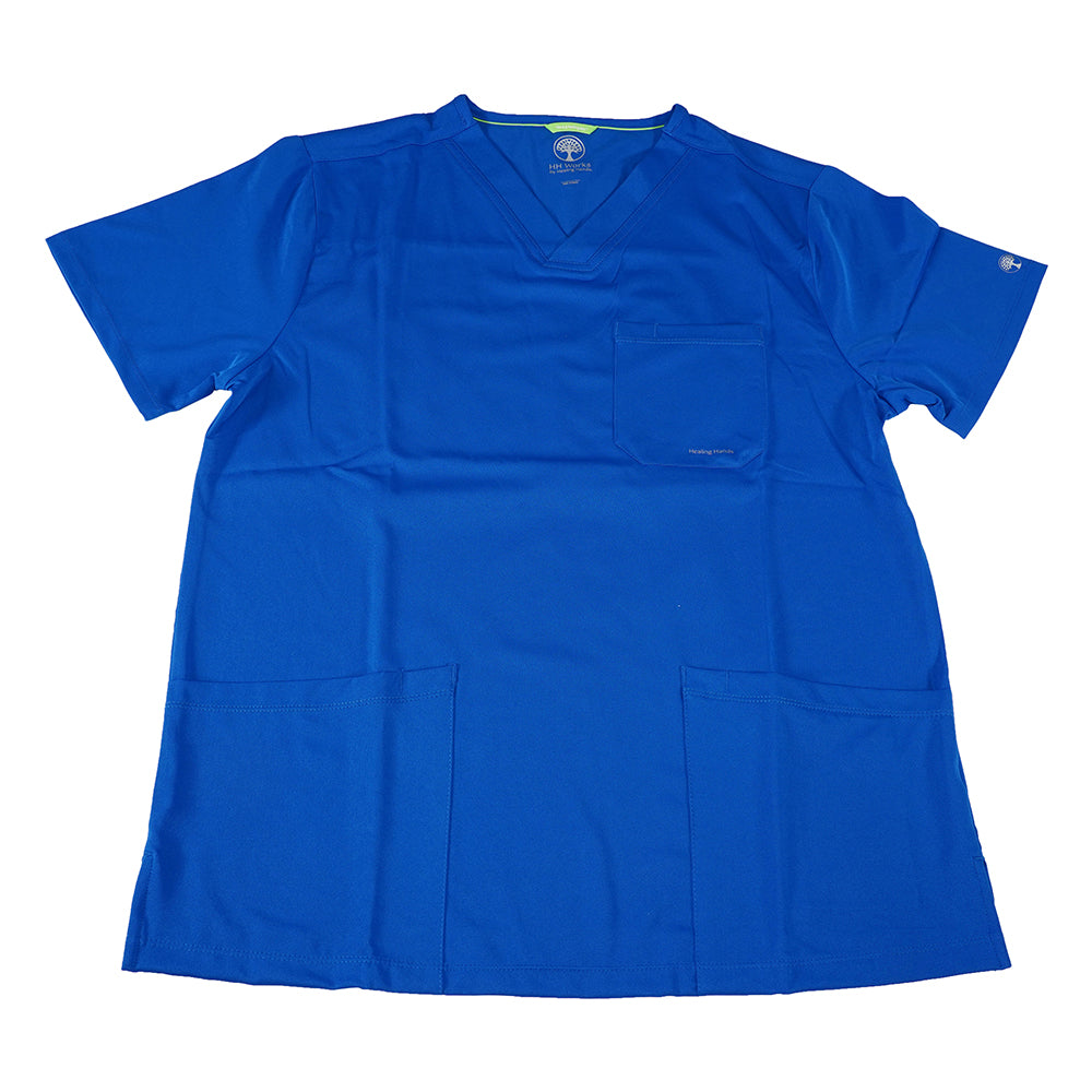 HH WORKS 스크럽 탑스 MATTEW L 상당 로얄 블루 2590-M-Ro 1장