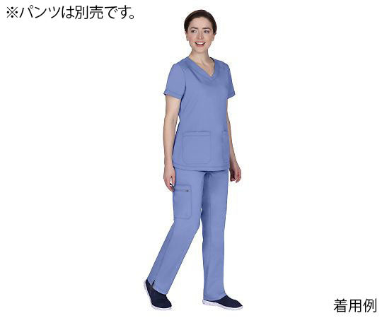 PURPLE LABEL 스크럽 탑스 JILL S 상당 라이트 블루 2320-XS-Ce 1장