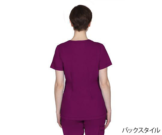 PURPLE　LABEL　スクラブトップス　JILL　S相当　ワイン　2320-XS-Wi 1枚