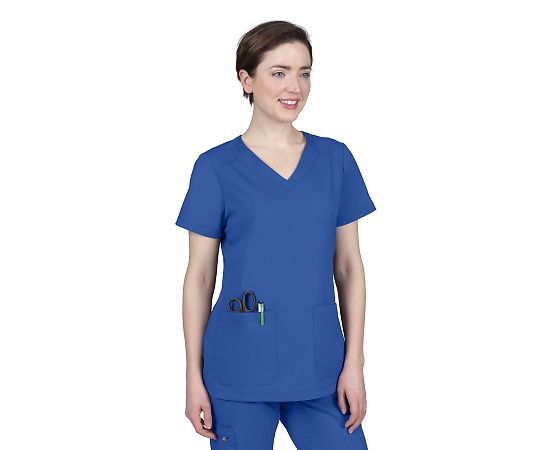 PURPLE LABEL Scrub Top JILL L Size Royal Blue 2320-M-Ro 1 Piece