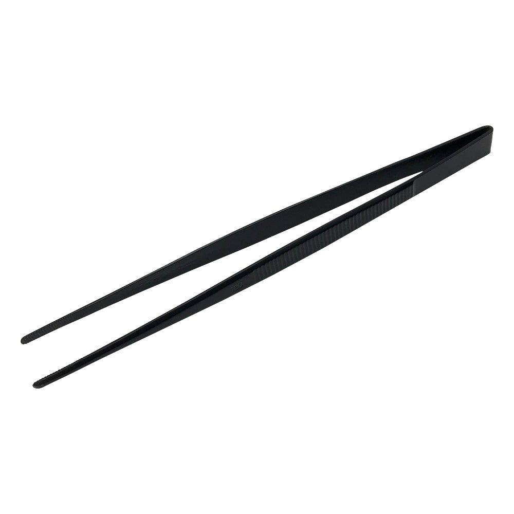Coated tweezers, 180mm, straight, 1 piece