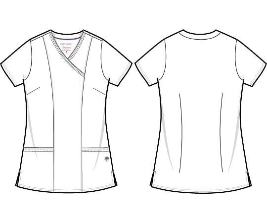 PURPLE LABEL Scrub Tops JORDAN S equivalent Light Blue 2172-XS-Ce 1 piece