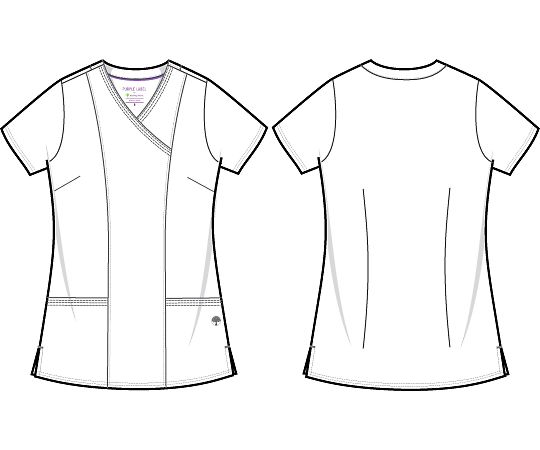 PURPLE LABEL Scrub Tops JORDAN LL equivalent Light Blue 2172-L-Ce 1 piece