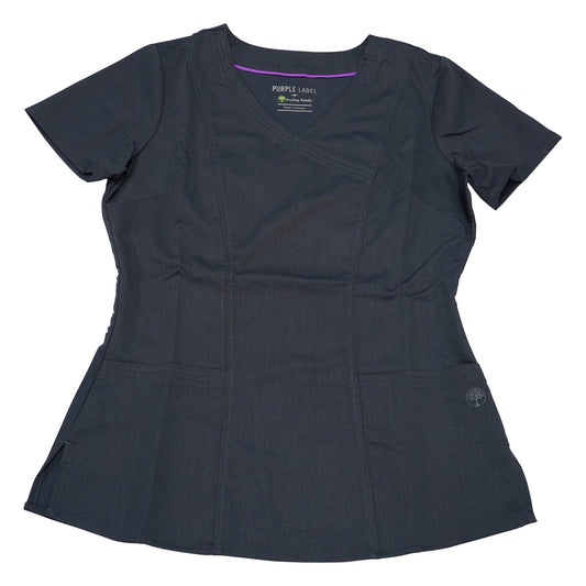 PURPLE　LABEL　スクラブトップス　JORDAN　S相当　グレー　2172-XS-Pe 1枚