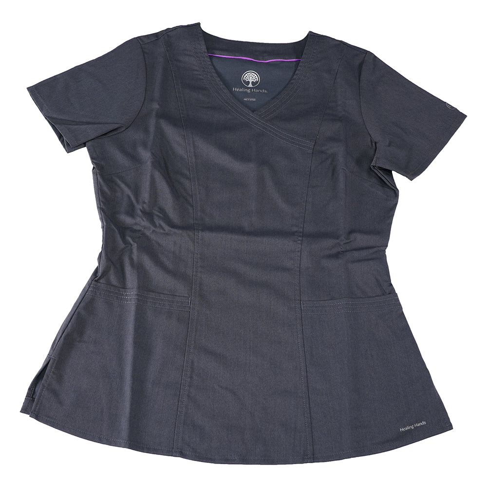 PURPLE LABEL 스크럽 탑스 JORDAN M 상당 그레이 2172-S-Pe 1장