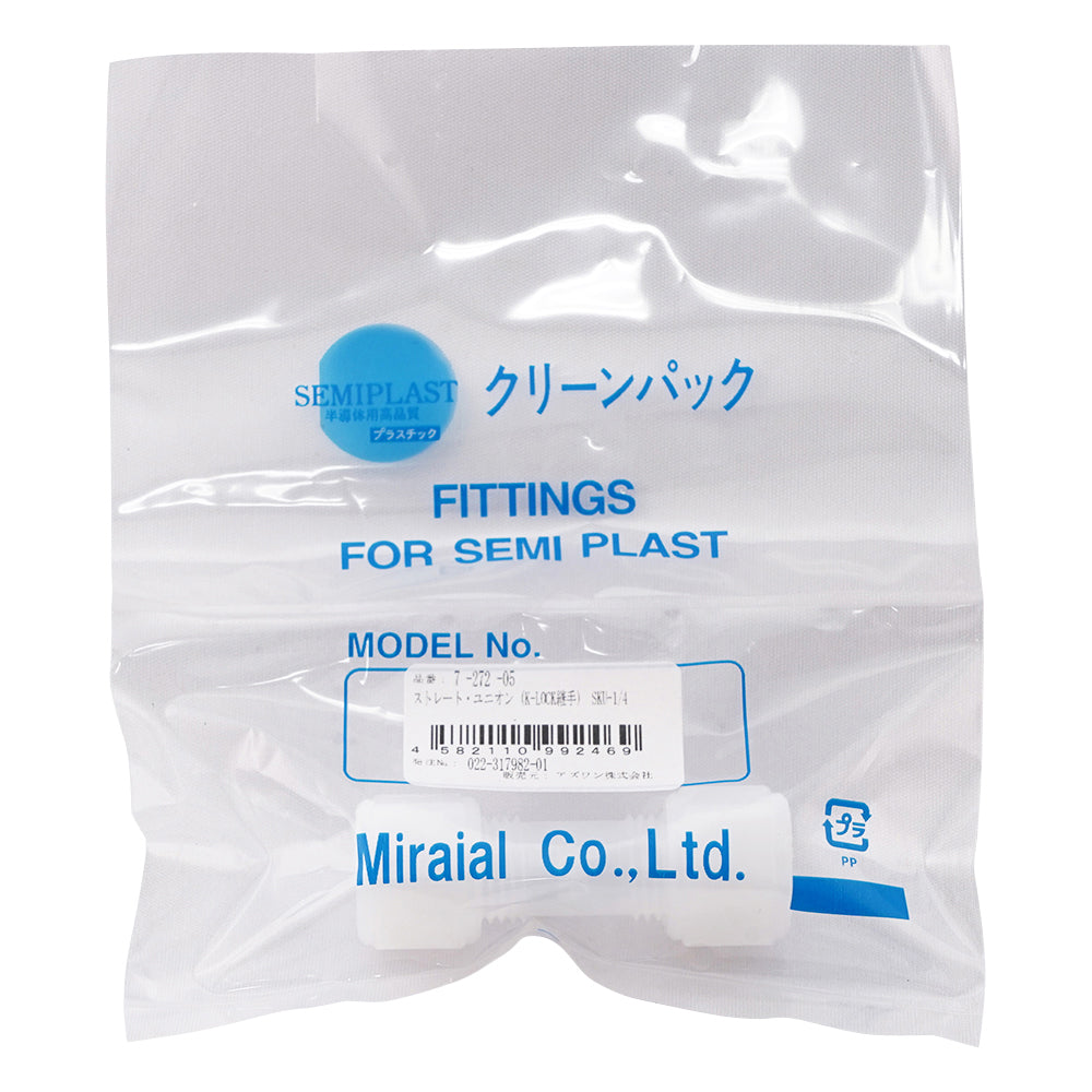 ストレート･ユニオン（K-LOCK継手）　SKU-1/4 1個