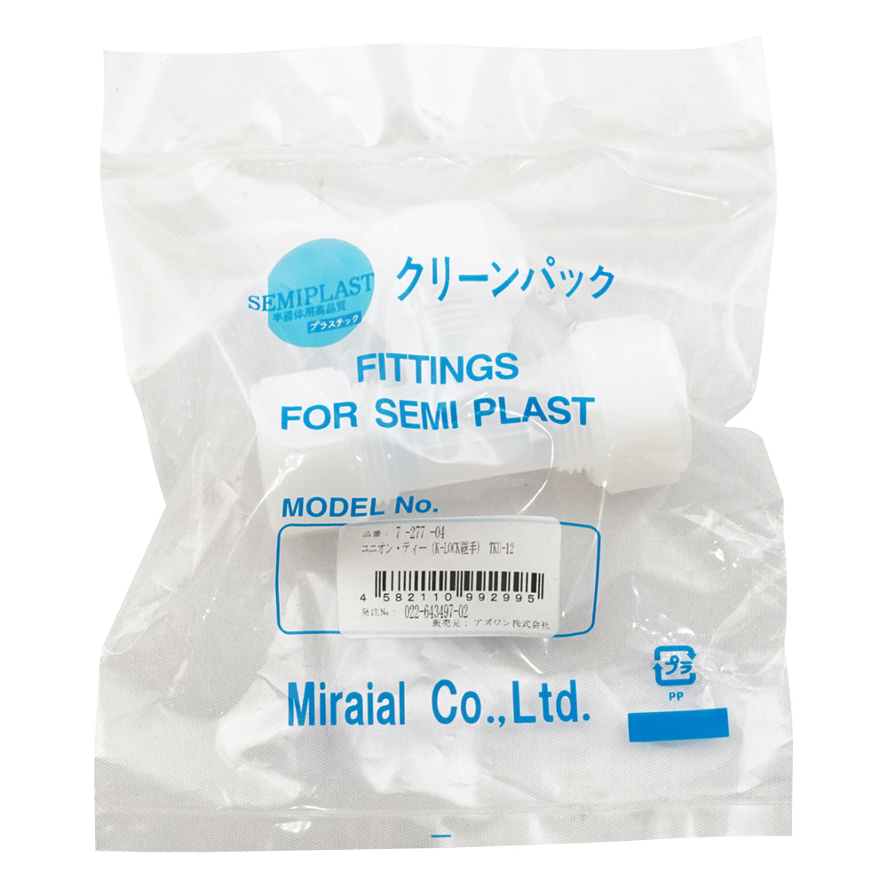 Union Tee (K-LOCK fitting) TKU-12 1 piece