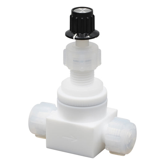 Azuflon(R) needle valve horizontal type IN-6 1 piece