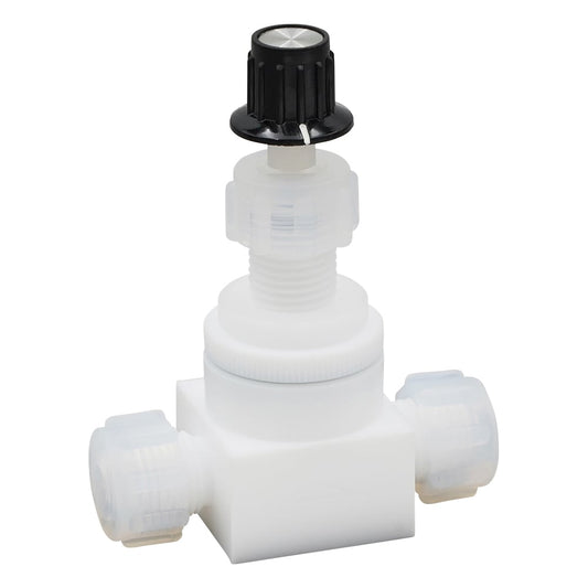 Azuflon(R) needle valve horizontal type IN-8 1 piece