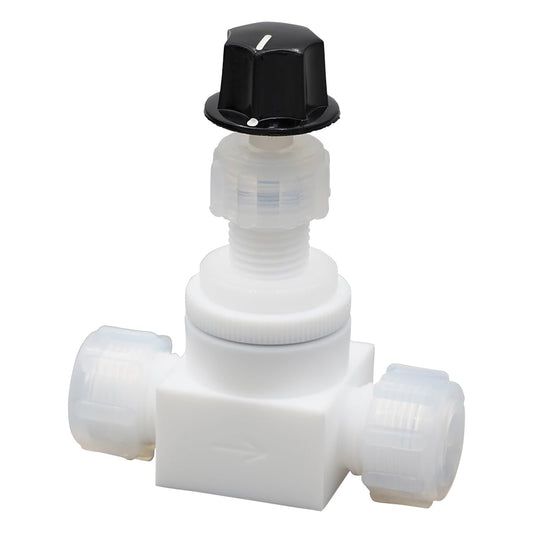 Azuflon(R) needle valve horizontal type IN-12 1 piece