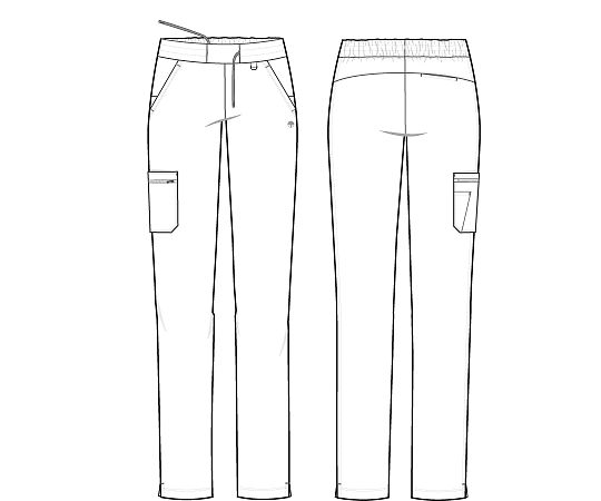 PURPLE LABEL Scrub Pants TAMARA L Size Navy 9181P-M-Na 1 piece