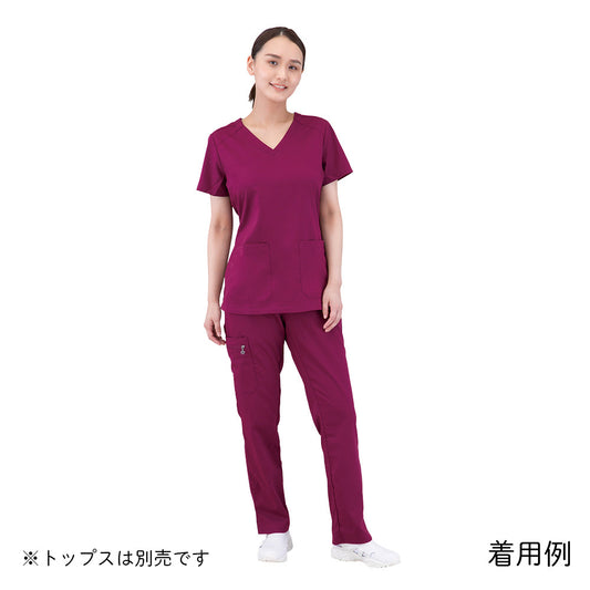 PURPLE　LABEL　スクラブパンツ　TAMARA　L相当　ワイン　9181P-M-Wi 1枚