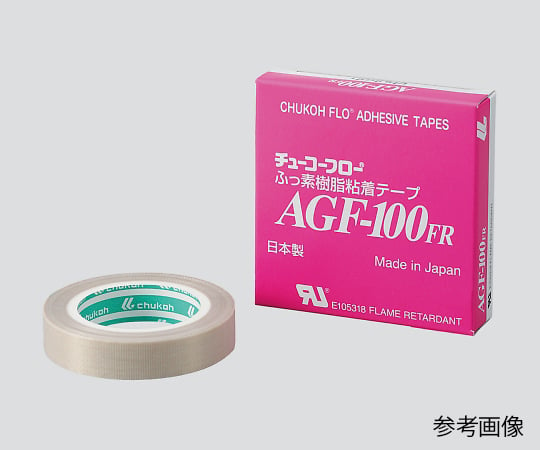 チューコーフロー（R）フロログラス粘着テープ　AGF-100FR　0.13×50mm×10m 1巻