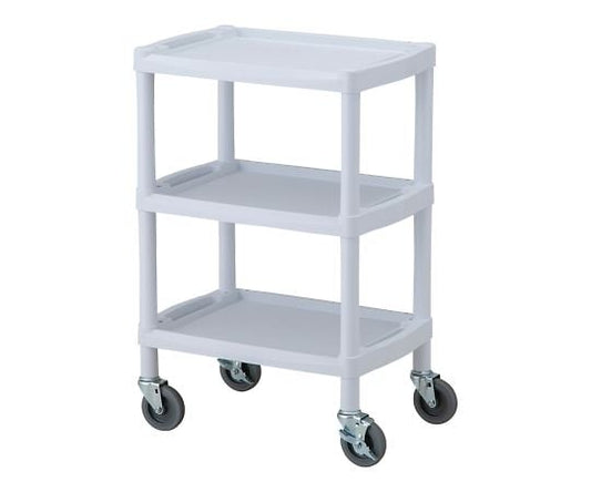 White plastic wagon 560 x 385 x 830mm without guardrail Y101BW 1 unit