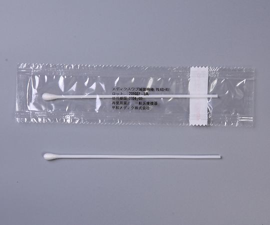 メディクスワブ滅菌綿棒（検体採取用）　咽頭用　100本入　PL6S-RY　1箱（100本入）
