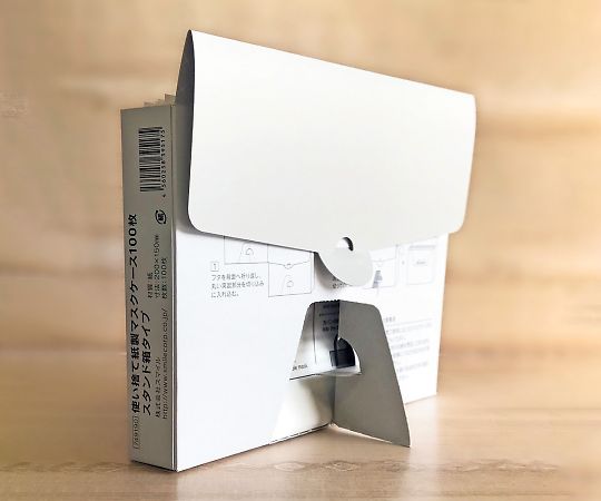 紙製使いきりマスクケース　100枚入　749190 1箱(100枚入)