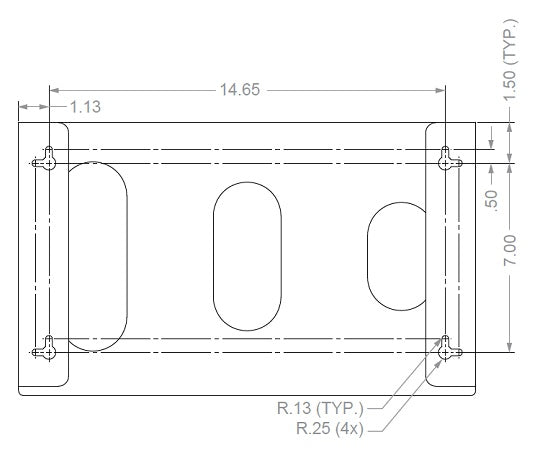 Glove dispenser with size indication (compatible with Naviroll gloves) 3 types GL035-0212 1 unit