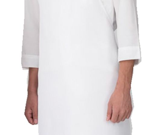 抗ウイルスエプロン　Dr.Earth®　たすき掛け　オフホワイト　E3500-0T 1枚