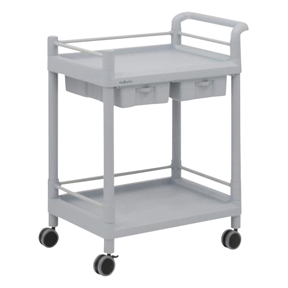 モバイルストレージカート(引出し付) 2段(枠付) 705×444×860　MSO21K 1個