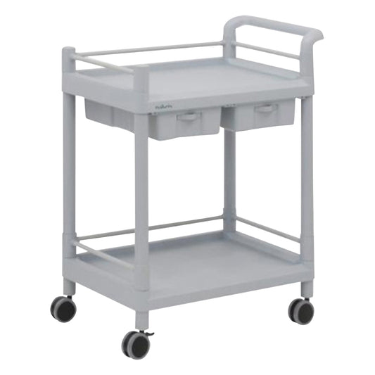 モバイルストレージカート(引出し付) 2段(枠付) 705×444×860　MSO21K 1個