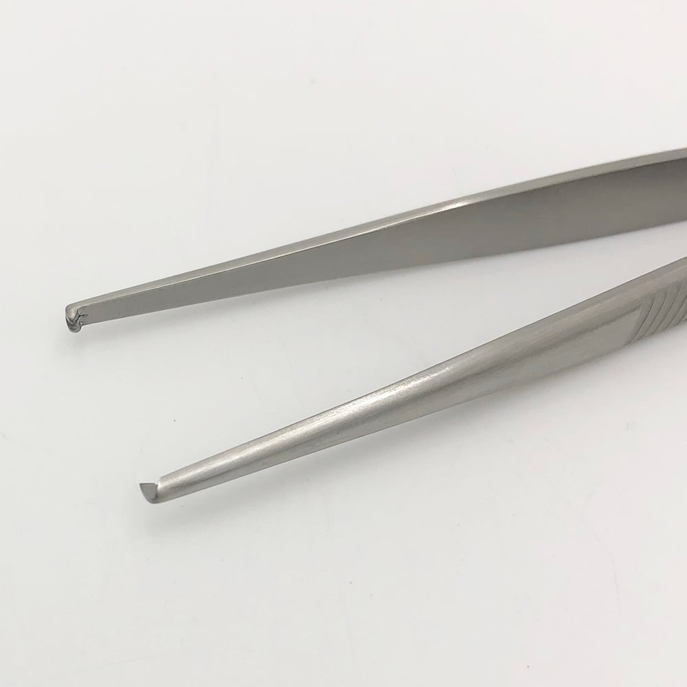 ピンセット(小波)130mm 有鈎 1本