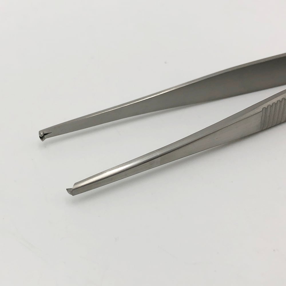 ピンセット(小波)150mm 有鈎 1本